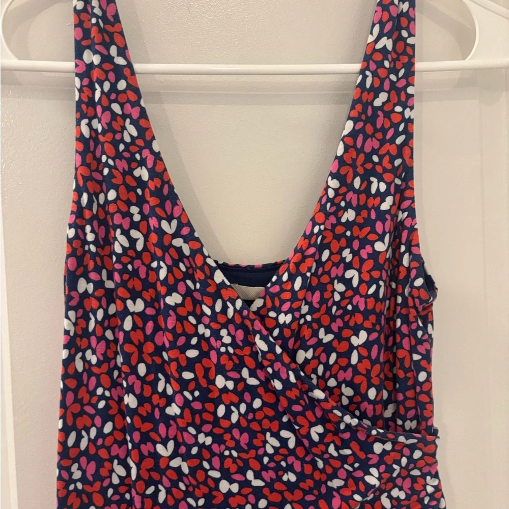 Boden Multicolor Patterned Midi Dress - Picture 2 of 4